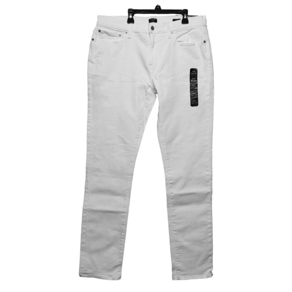J.Crew Factory Slim Fit Flex Jeans White 34x34 Stretch Denim NWT - Picture 2 of 5